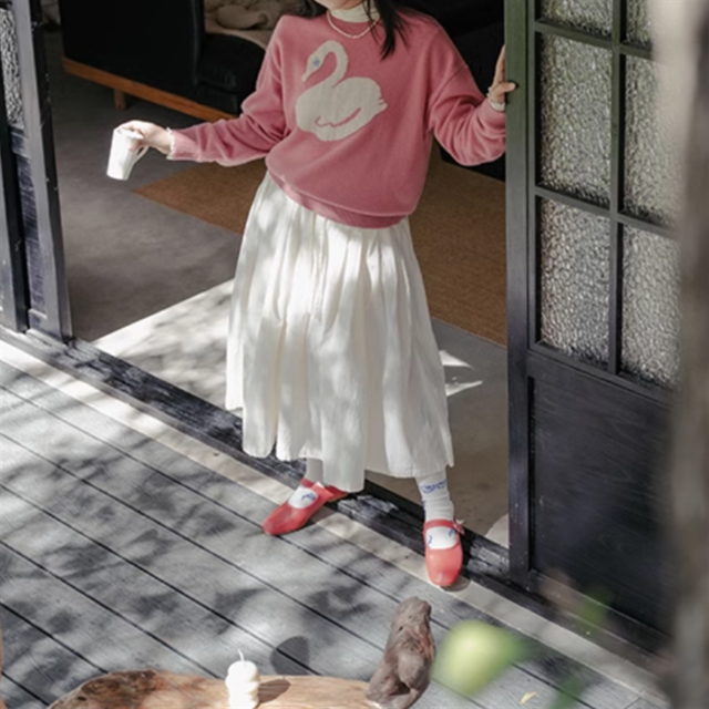 アニマルジャガードニット　2color　10944