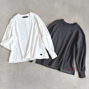 SYSORUS(シソラス) ミニ裏毛ハートポイントプルオーバー SYJ-004