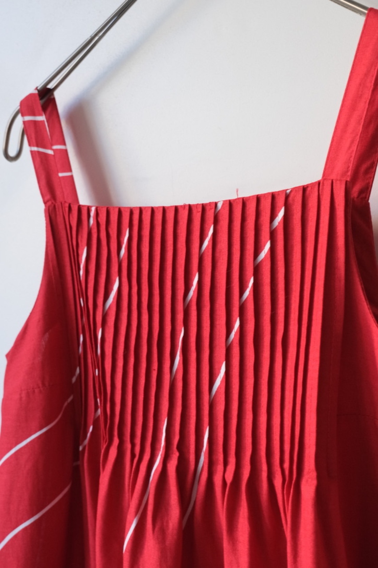 Marimekko tomato red white cami dress