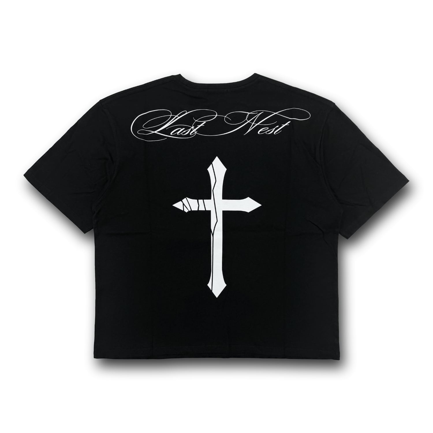 シャツ LAST NEST / leather hockey jersey ラストネスト LAST NEST Leather Switching S/S Shirts （Black