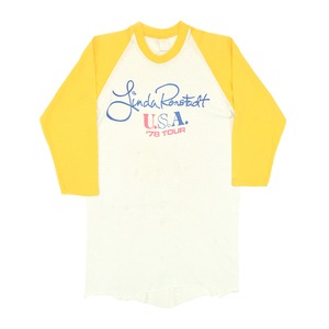 1978 LINDA RONSTADT リンダロンシュタット USA '78 TOUR ヴィンテージTシャツ 【L】 @AAA1594