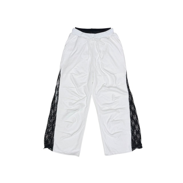 〈Milkey〉タックレーススウェットパンツ