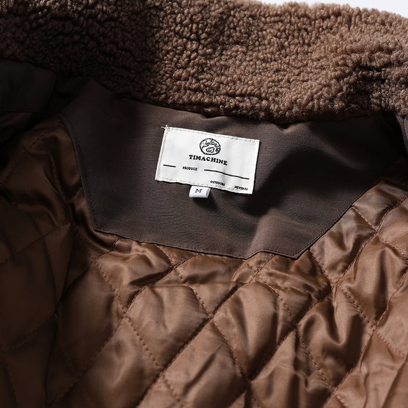 最終　BODE ダークブラウン レースアップ　フリース　ボア　BTS BODE ダークブラウン レースアップ フリース ボア