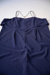 【suie】Gold ring spaghetti strap dress/リングキャミソールマキシドレス
