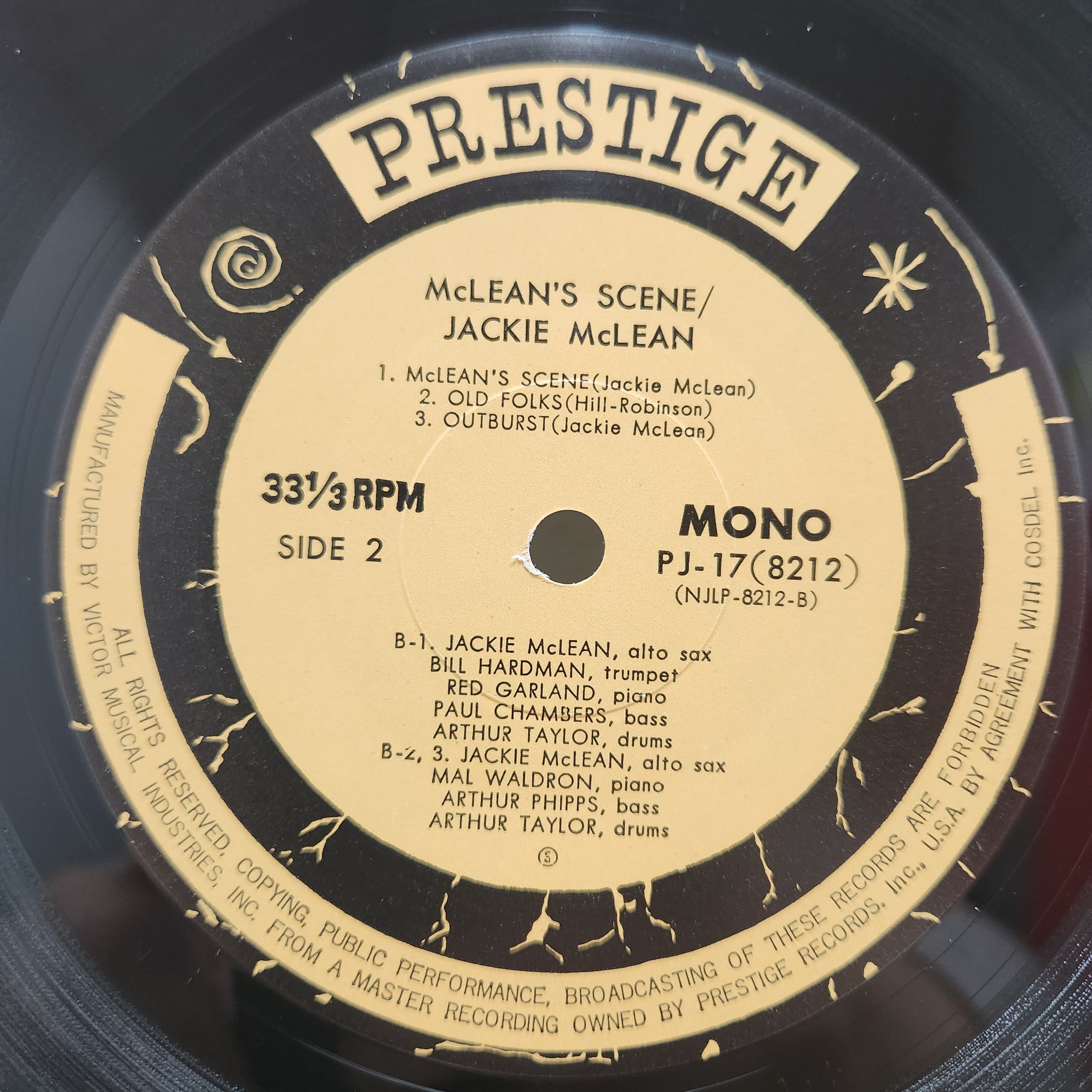 Jackie McLean / McLean's Scene [PJ-17-8212] - 画像4