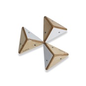 【WOODVOLUMES】TRIANGLE MINI２ WHITE 3P