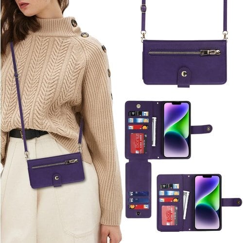 新品》 Hamany For iphone15 ケース カード収納 ショルダー アイフォン