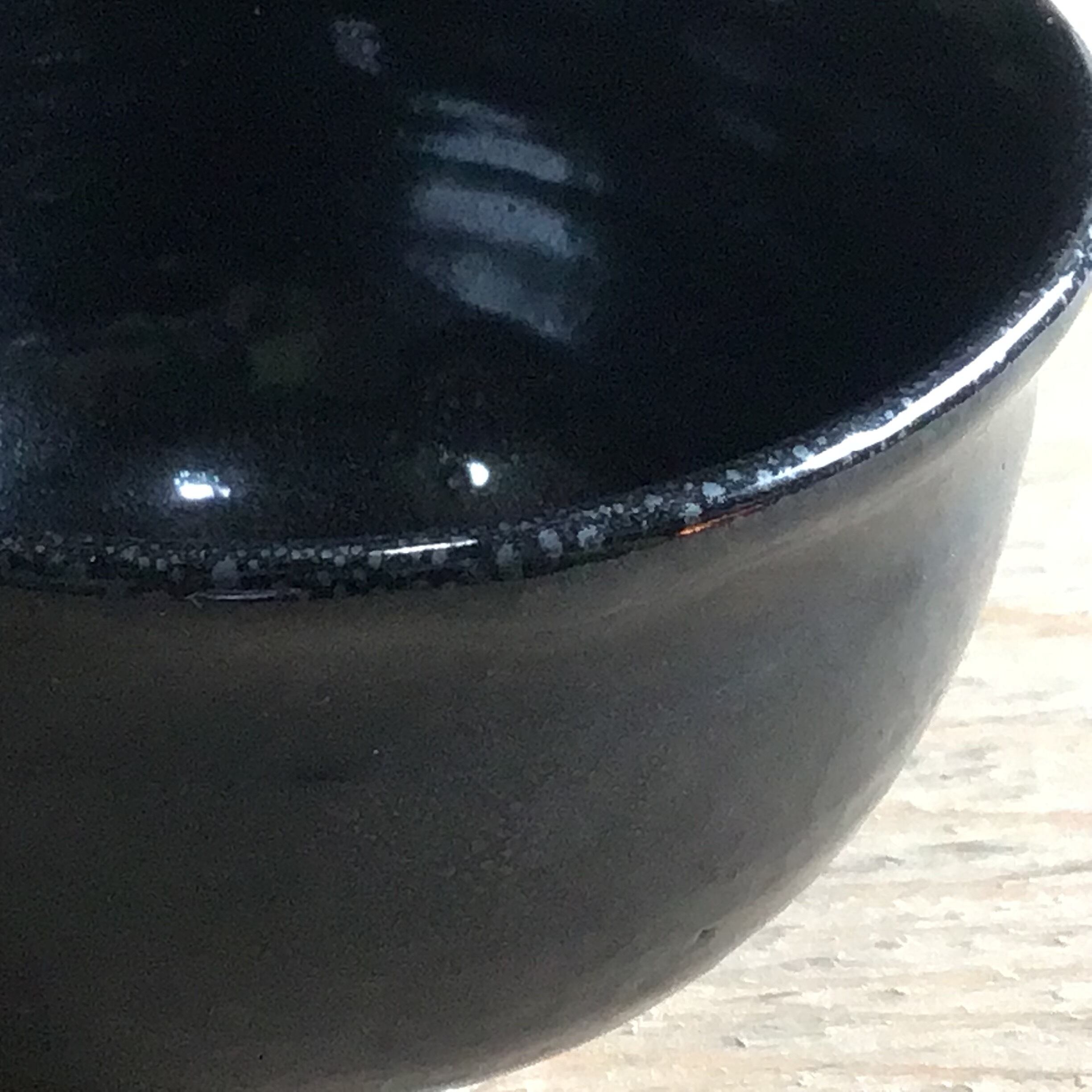 銀彩天目 盃 TENMOKU Glaze SAKE Cup with Silver Glaze | 陶芸家 田中