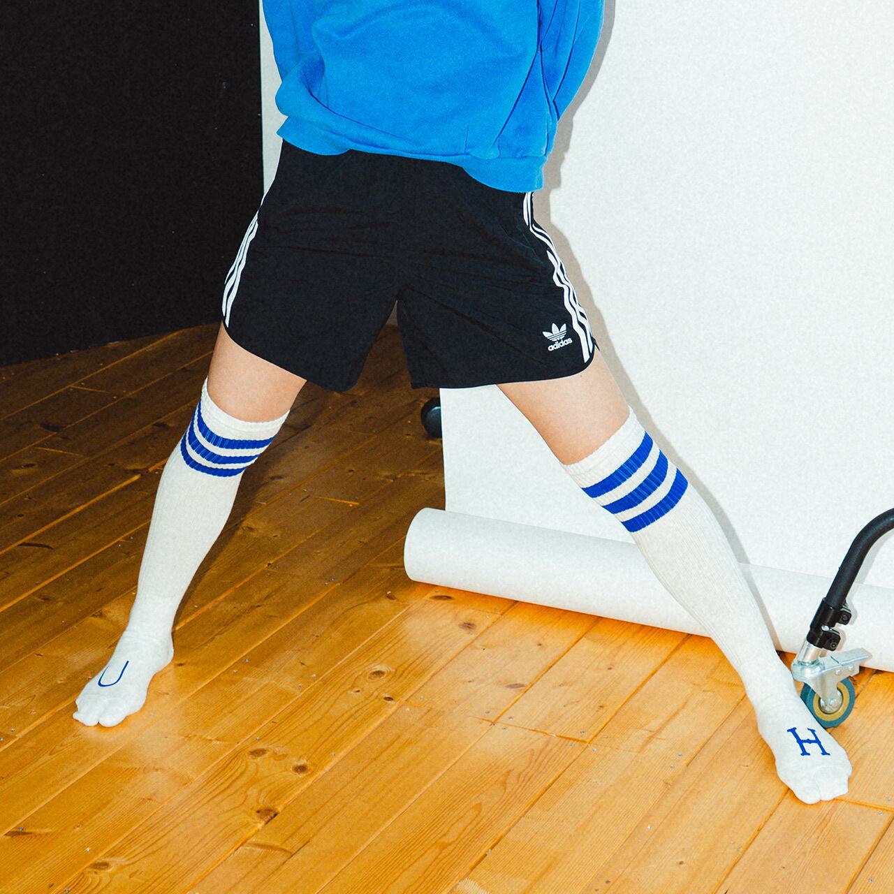 UH × NODAL】Long Loose Socks（Blue） | NODAL