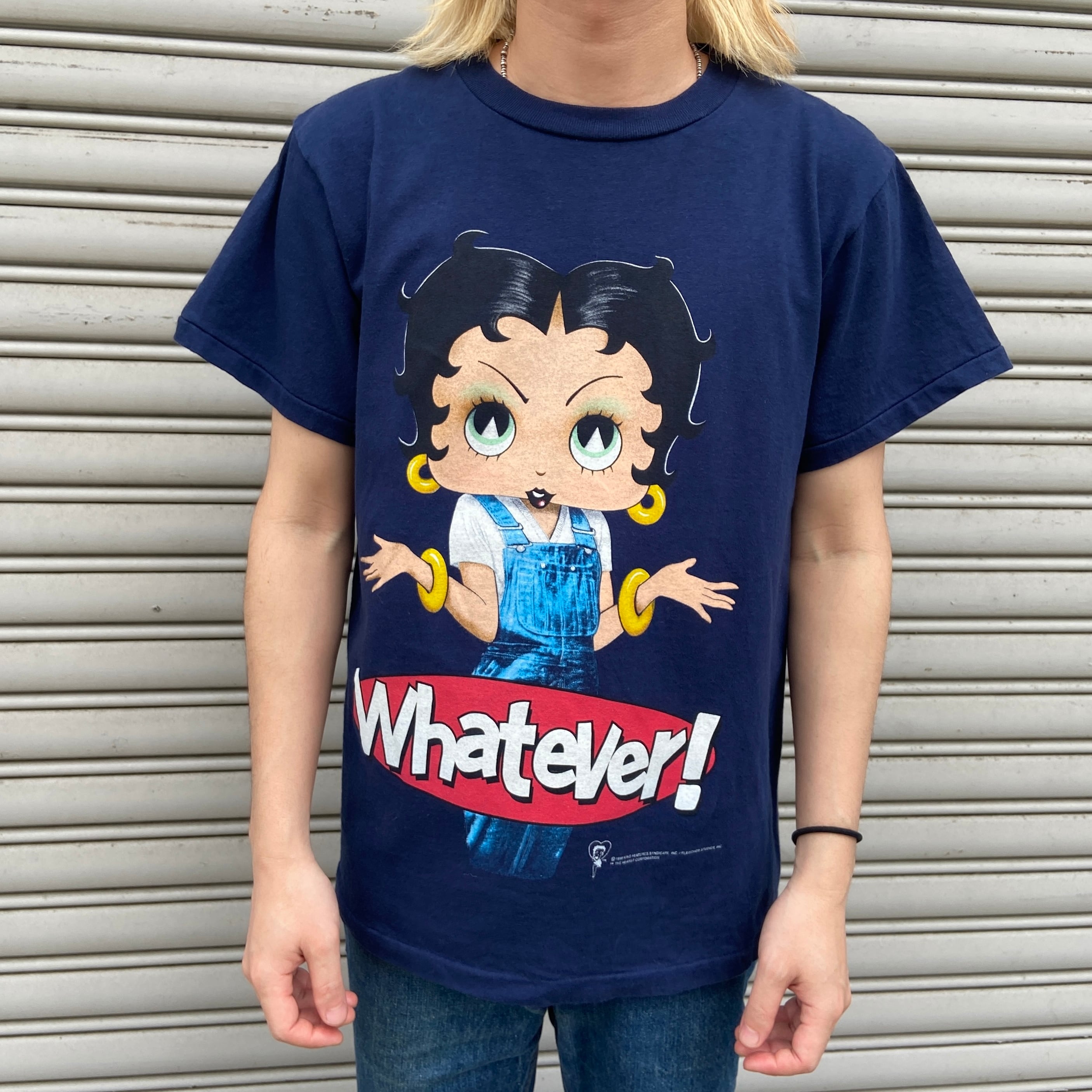 90s Betty boop キャラクターTシャツ USA製 M アニメ ベディ | 古着屋 Uan