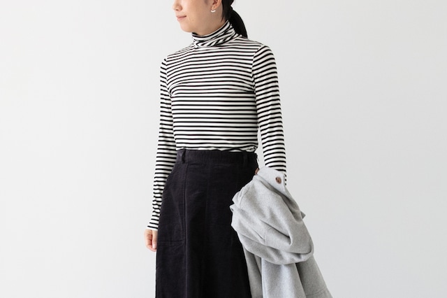 SAKURA WARM STRETCH  - TURTLE NECK PULLOVER：サクラウォームストレッチ - タートルネックプルオーバー