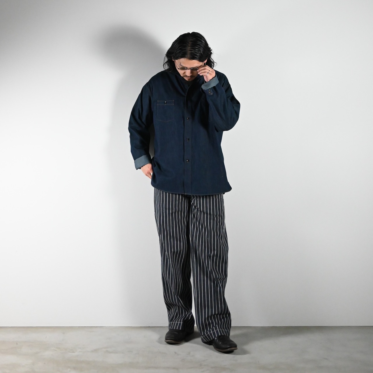 OLD JOE(オールドジョー)LACED BACK SAILOR TROUSERコーディネート