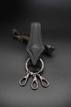 Item No.0430： Rizard tail Key Holder /Original Leather BK