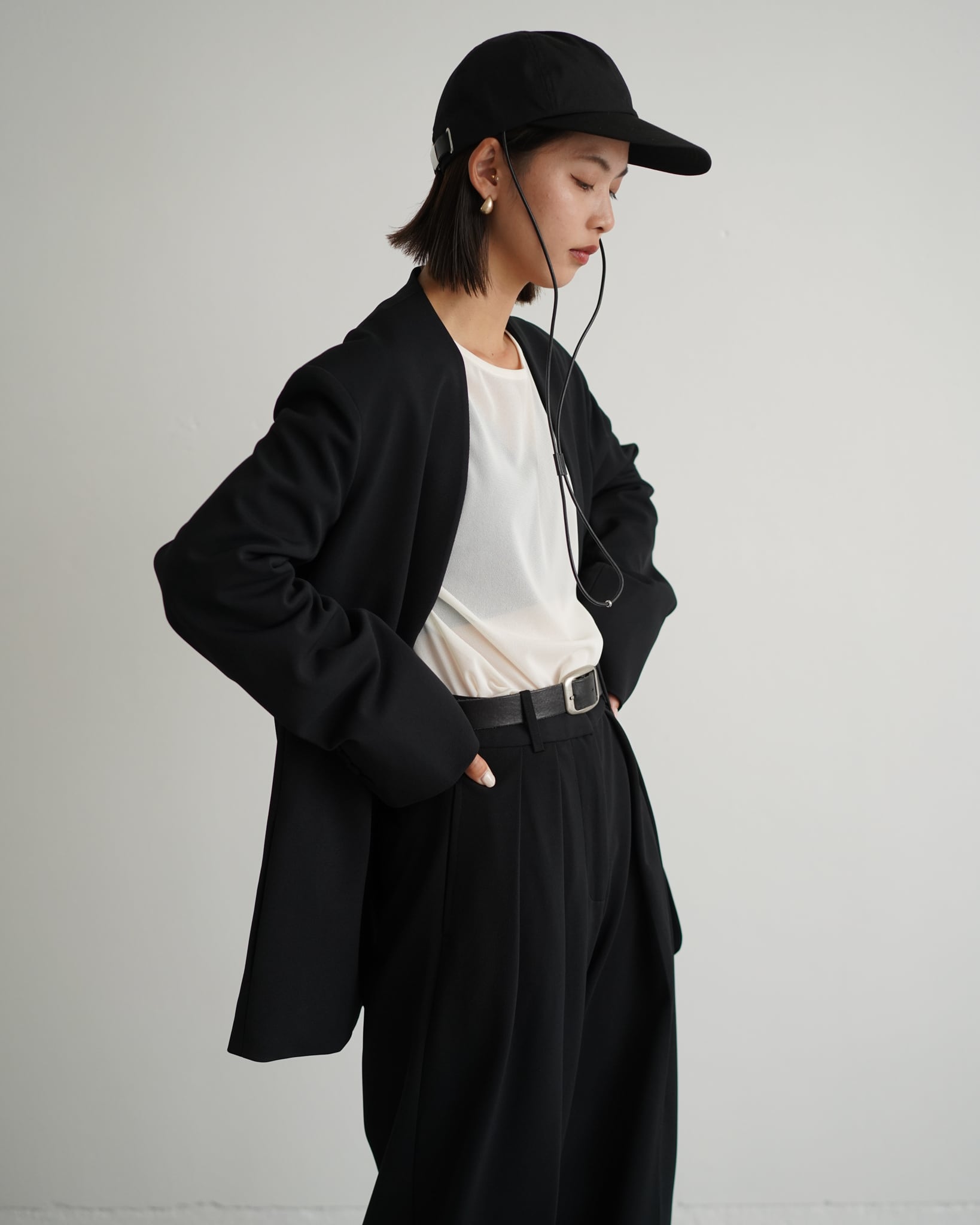 TODAYFUL Colorless Twill Jacket カラーレスツイルジャケット Black  