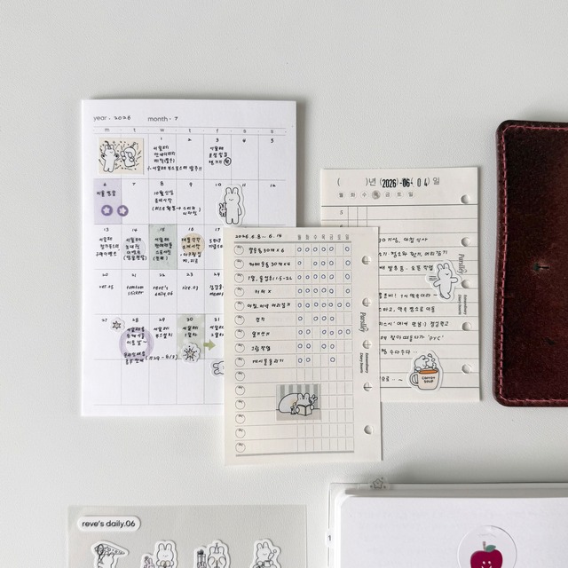 ★新作予約 papeterie.atelier 〔reve's daily 06〕