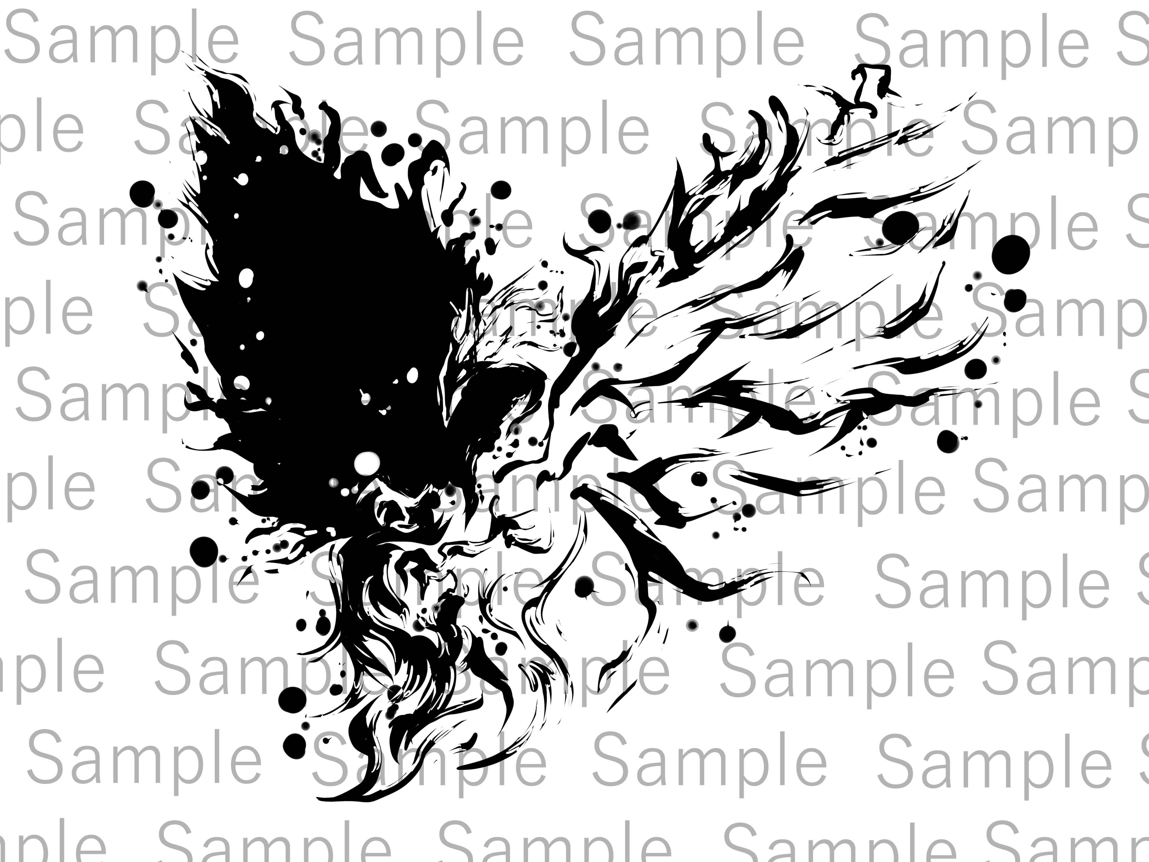 炎翔の朱雀（Vermilion Flight） | デジタル墨絵処（Digital Sumi-e