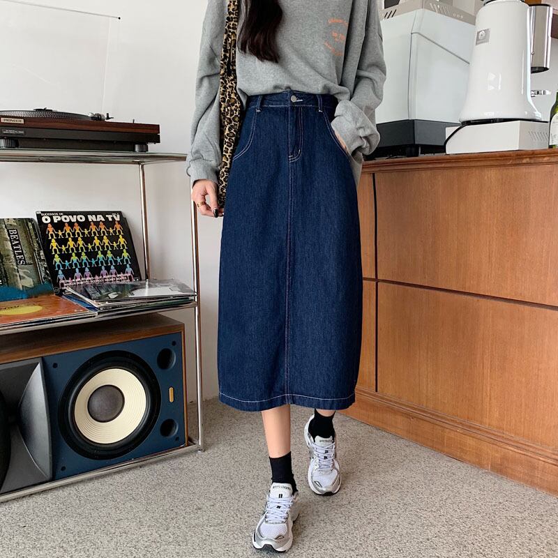 スプリング薄手Aラインスカート ハイウェストウェスト 春物 YY-ファッション53837964920