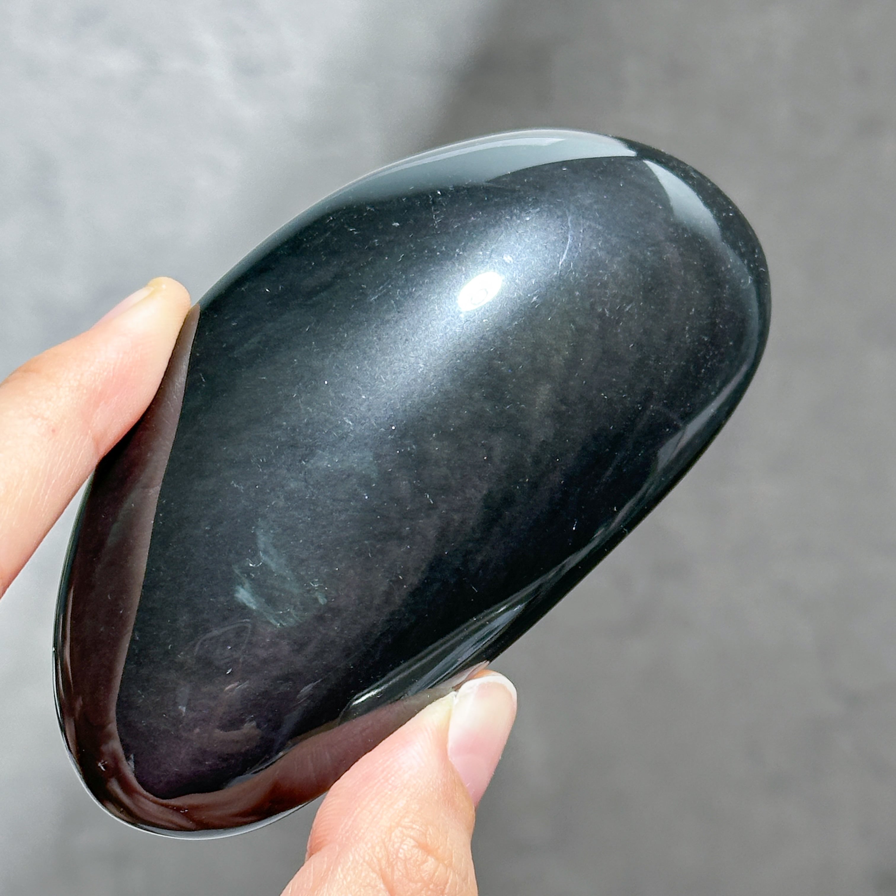 ころん♡レインボーオブシディアン パーム33◇Rainbow obsidian