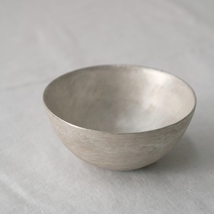 田中直純　NAOZUMI TANAKA　haku ボウル大　（銀彩）no.32