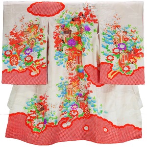 女の子産着【正絹】AM0001