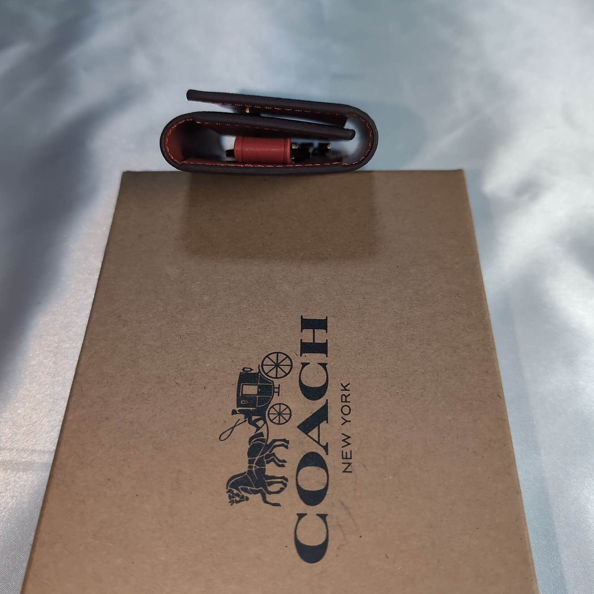 COACHコーチ 5連キーケース シグネチャーブラウン | francore