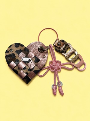 Amuheart Special Set【KEYCASE】 Pink Leopard