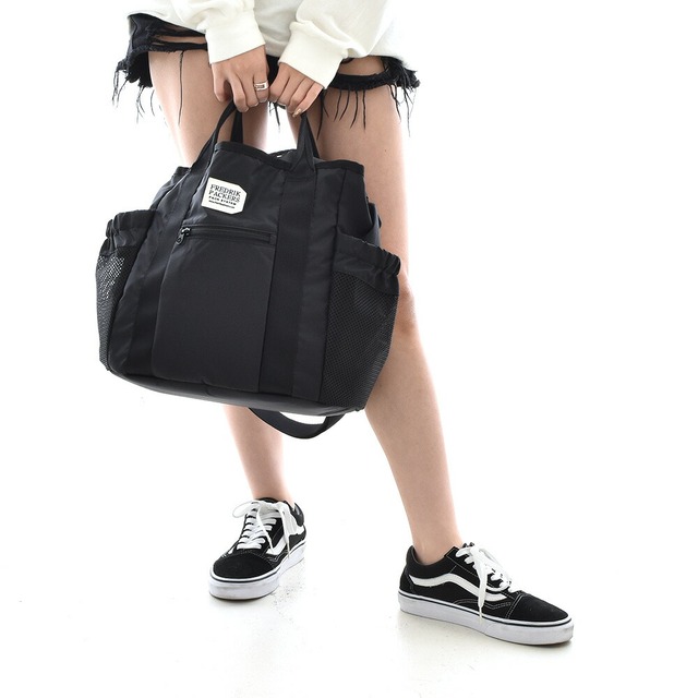 【【限定】黒タグ　ブラック】FREDRIK PACKERS フレドリックパッカーズ バッグ TIPI TOTE