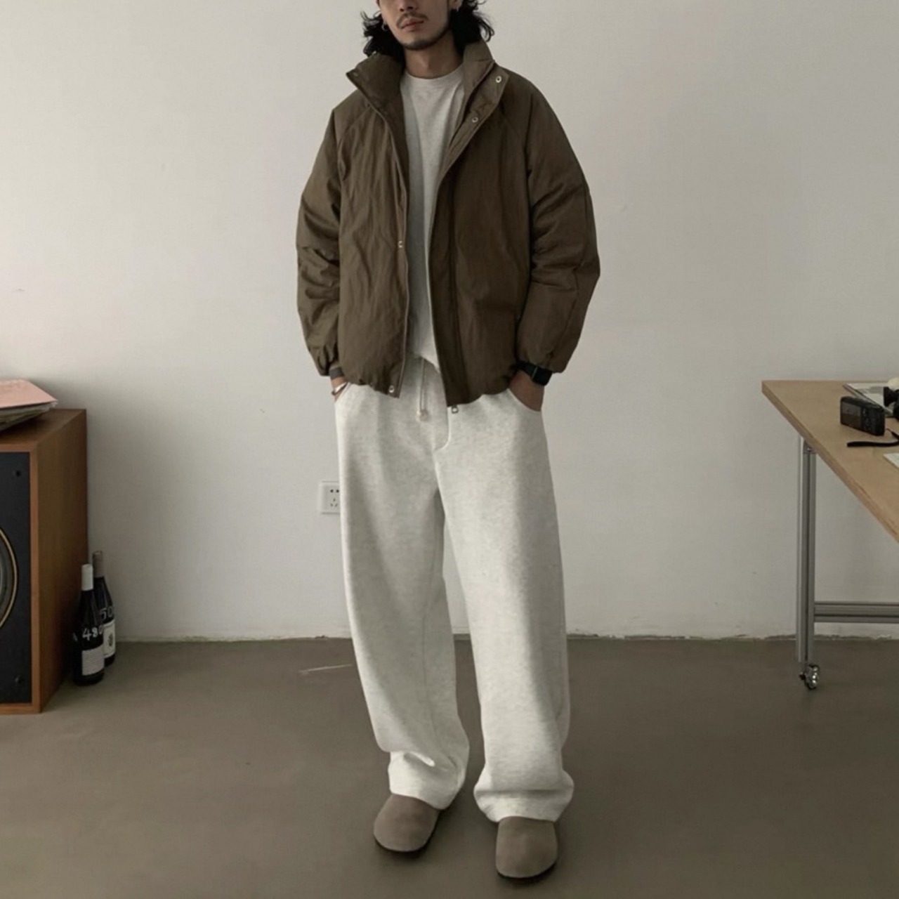 Wide leg sweatpants 0395 - 9