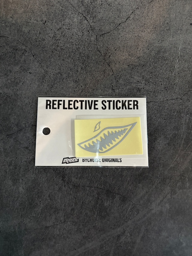 【H&O】サメリフレクターステッカー小