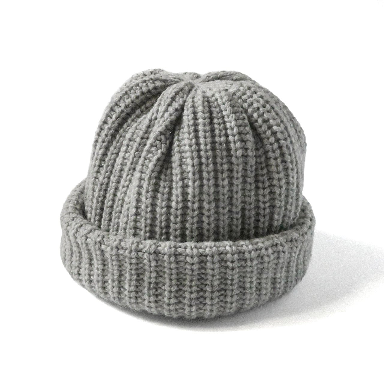 bocodeco｜Wool Low Gauge Big Watch -Light Gray- | Ma'n'Ma（まんま