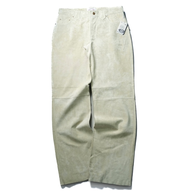 Vintage western wide straight suede pants "DEAD STOCK"