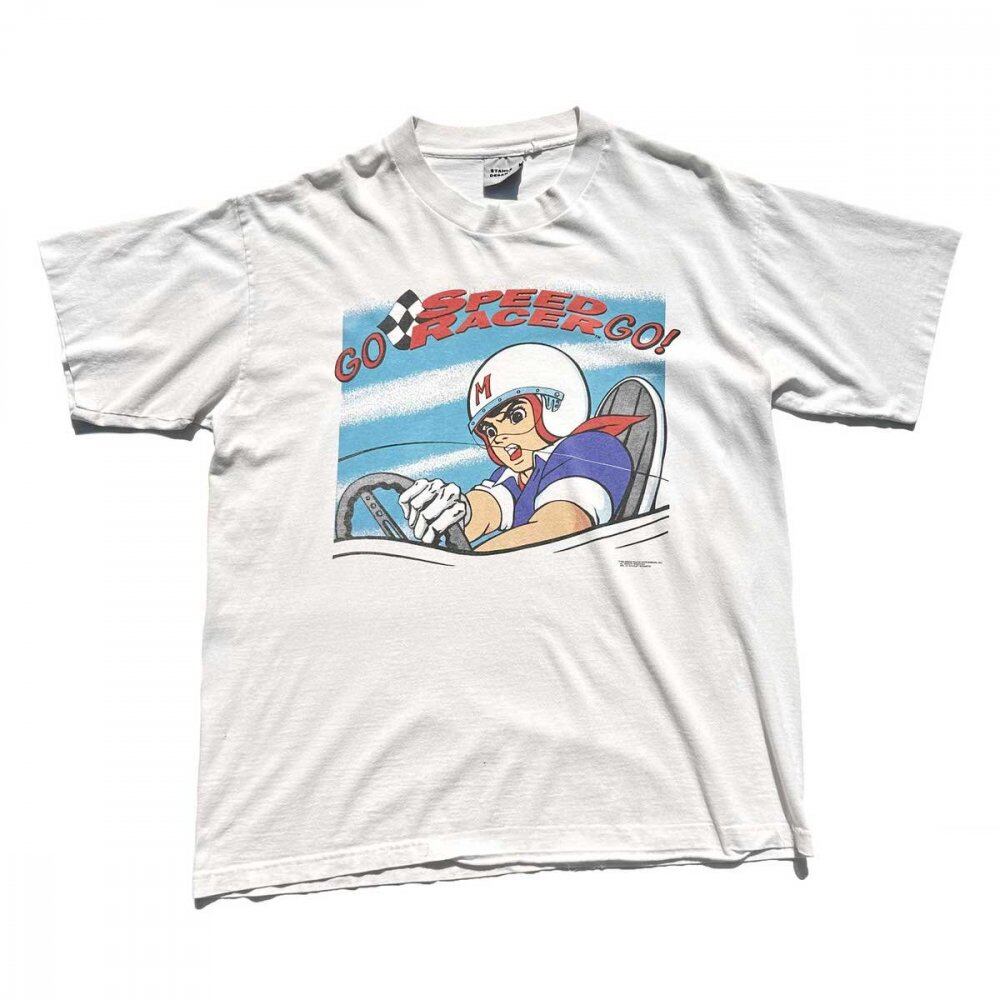 【希少】 SPEED RACER マッハgogogo vintage tee Mach GoGoGo Vintage T-shirt [GO SPEED RACER GO!] [1993s-] WH L | beruf