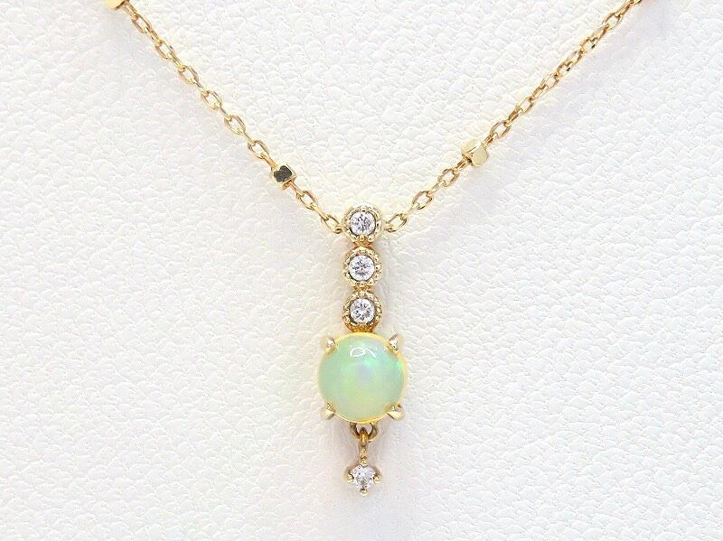 ADA K10 ピンクゴールド ダイヤモンドネックレス｜アクセサリー