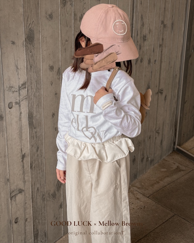 Mellow Browny × GOOD LUCK STORE "collaboration T" kids
