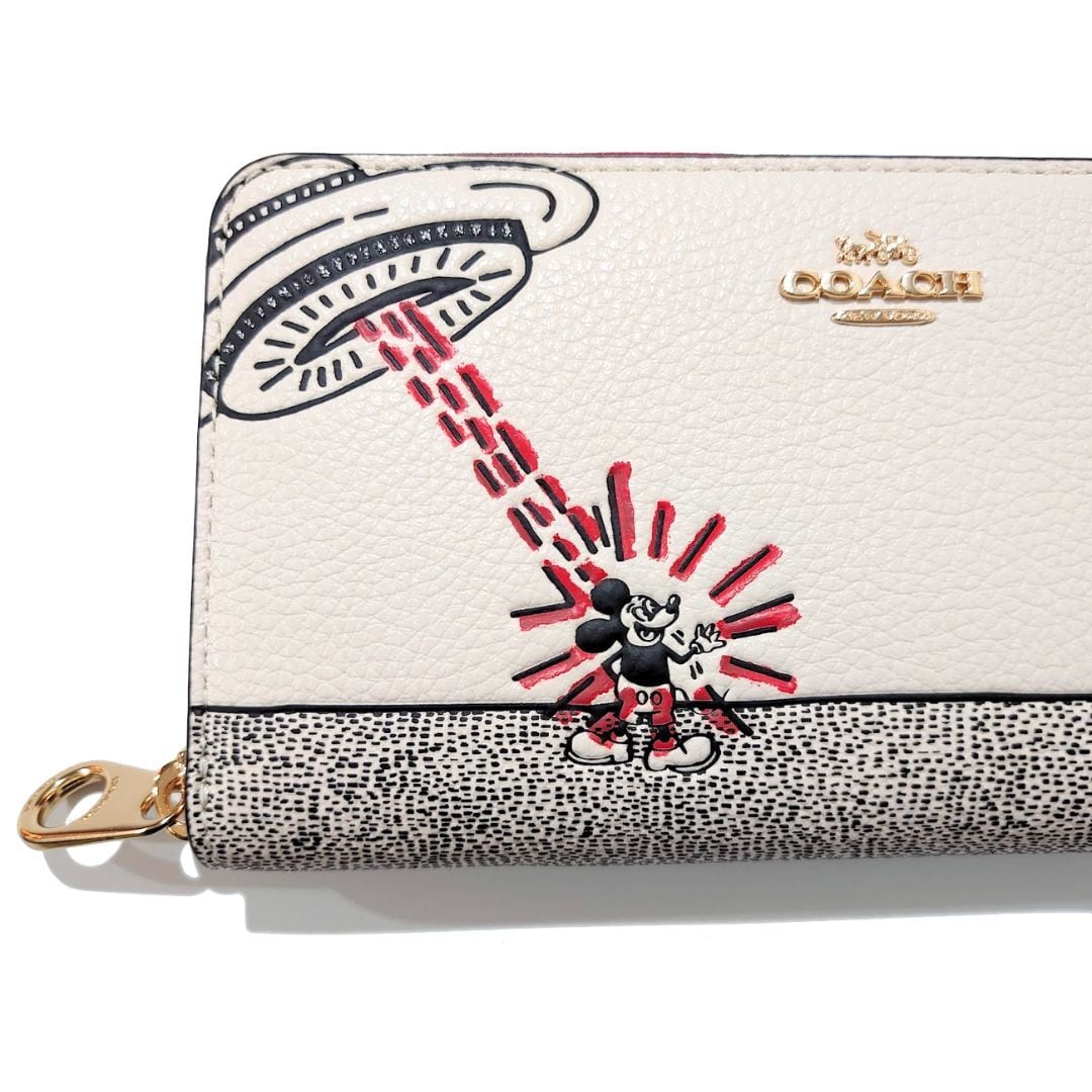 COACH コーチ 長財布 ミッキー Disney × Keith Haring ディズニー