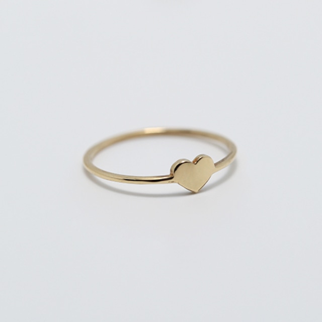 K18 Tiny Heart Ring [WM-RG804]