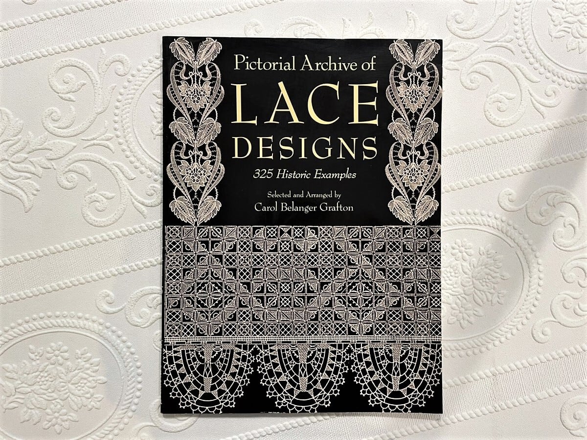 【VA391】Pictorial Archive of Lace Designs: 325 Historic Examples /visual book