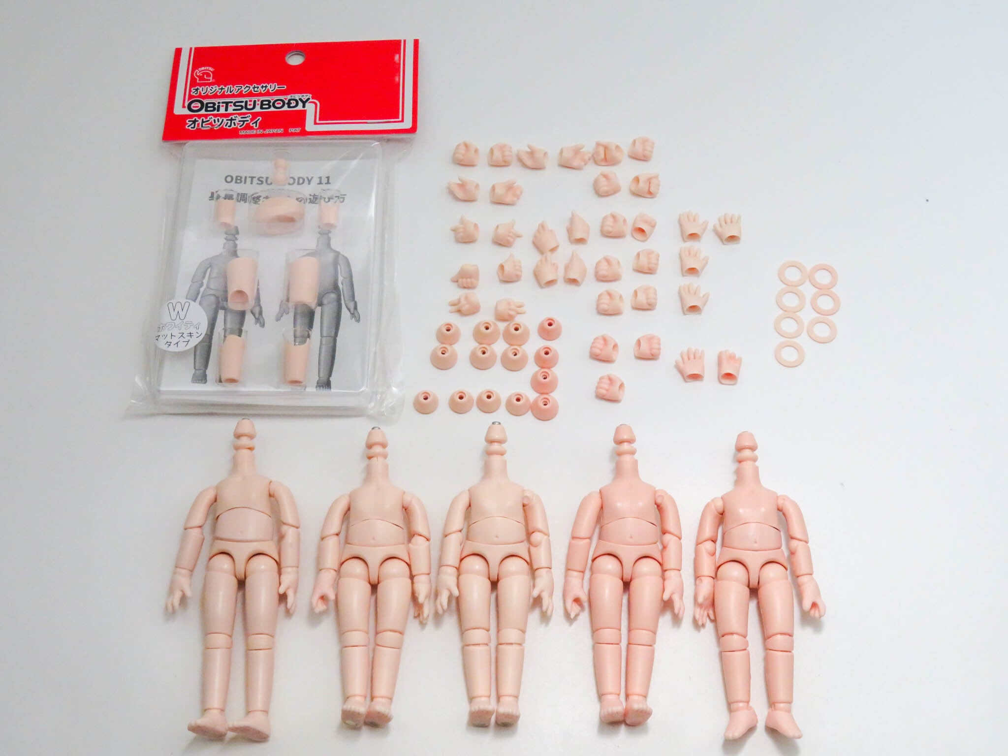 11cmオビツボディ 5体セット 現状品
