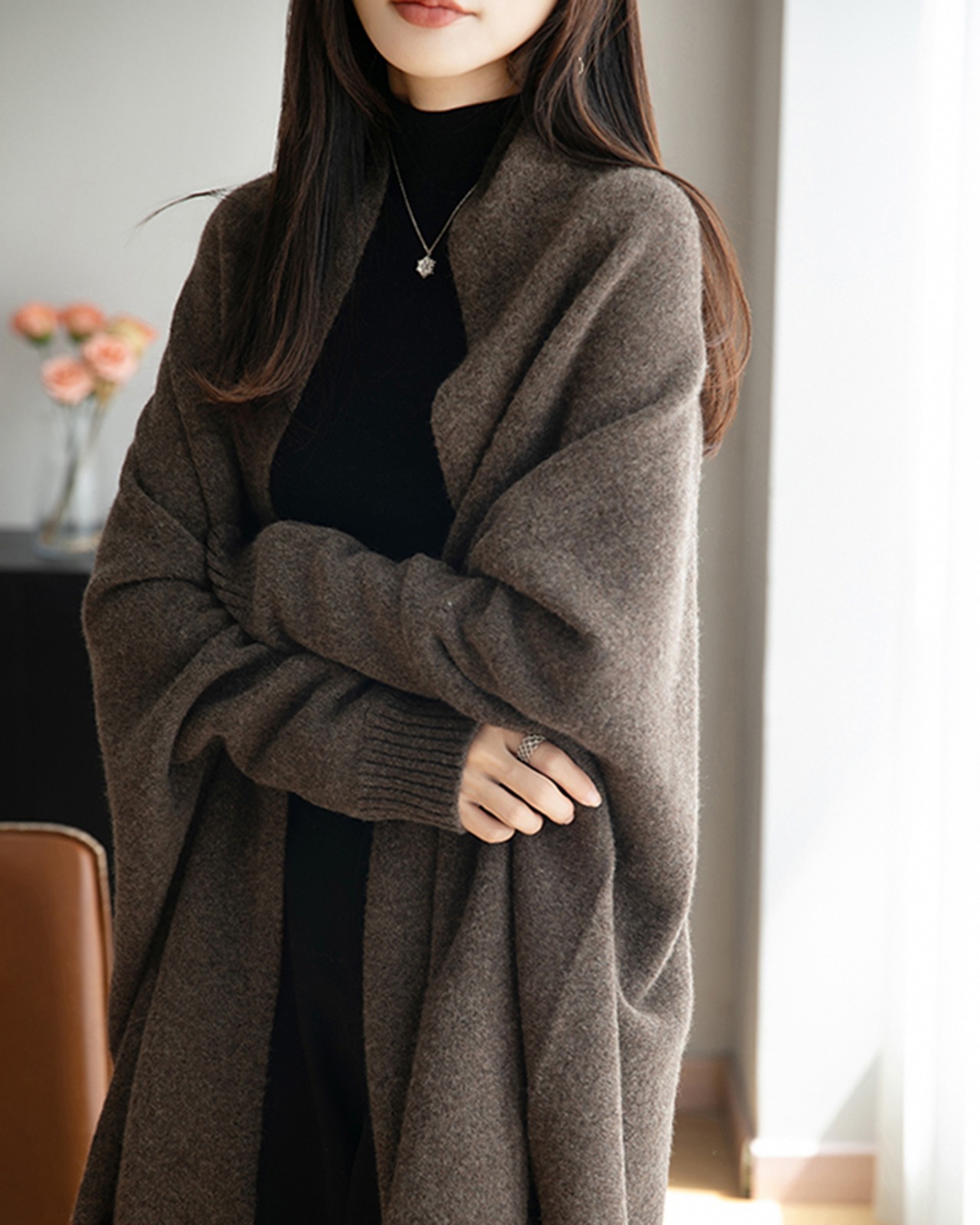 フリンジショールカーディガン 2color A0631 - 8