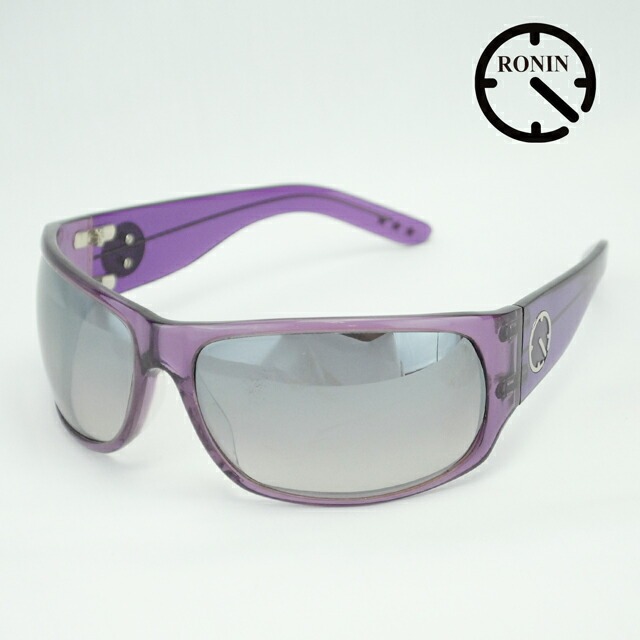 UVカット サングラス Ronin Eyewear ロニンアイウェアー  Prototype Anonymous Clear Purple/Gradation Mirror Lens