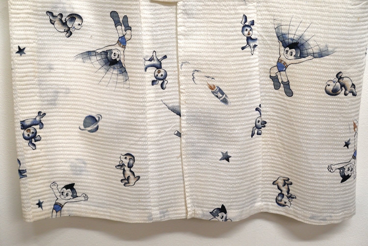 3391 鉄腕アトム 子ども浴衣 リップル地 昭和レトロ 手塚治虫