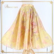 社交ダンス 衣装 スタンダード スカート レッスンウェア レディース Simonne シモンヌ パープル系 イエロー系 ピンク系 練習着 フェミニン 光沢感 滑らか 伸縮性 可愛い おしゃれ フェミニンスタイル ダンスウェア レディースファッション 社交ダンスレッスン 衣装スカート 抹茶系 春夏用 おすすめ 通気性 良い 加工 ×2 洗練された スタイリッシュ 競技用スカート