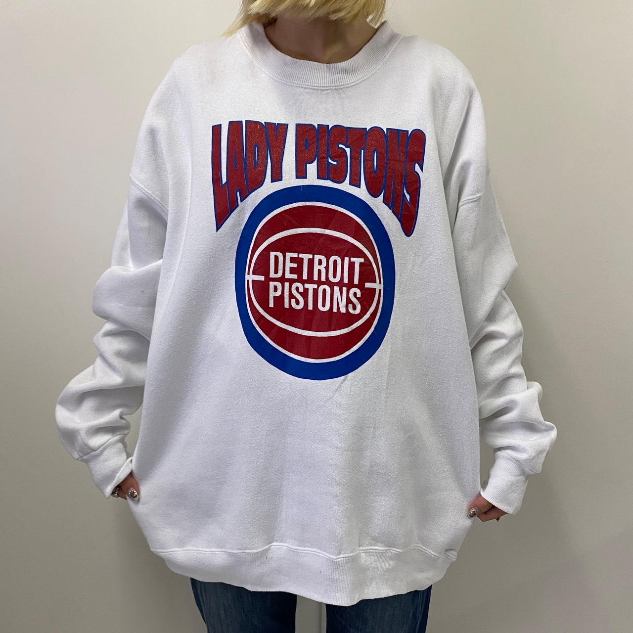 USA製 90年代 NBA デトロイト・ピストンズ バスケットチーム Detroit 