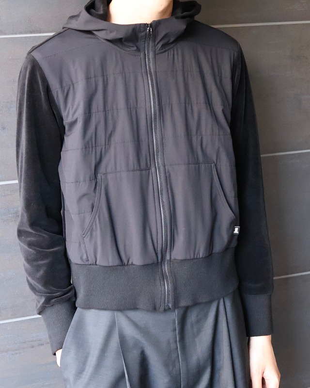 【LANVIN COLLECTION】short length high neck zip up hoodie