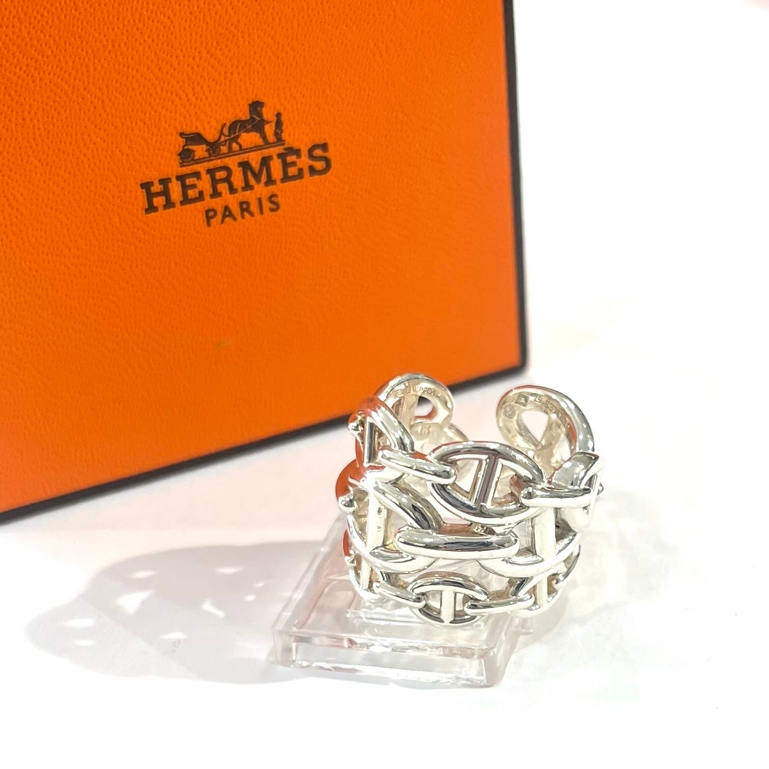 エルメス HERMES シェーヌダンクル リング サイズ 希少サイズ【HERMES】【17号56】2629 シェーヌダンクル アンシェネ GM