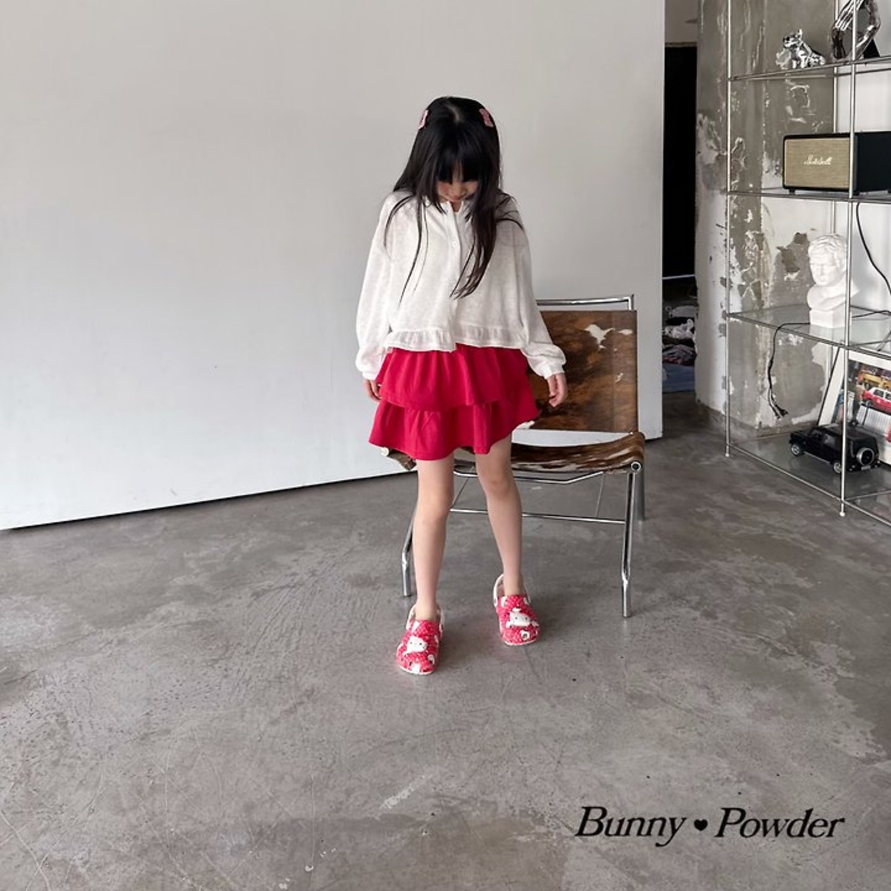 [Bunny Powder] (Planning) Vivid Tiered Skirt / [버니파우더] 기획)비비드캉캉스커트