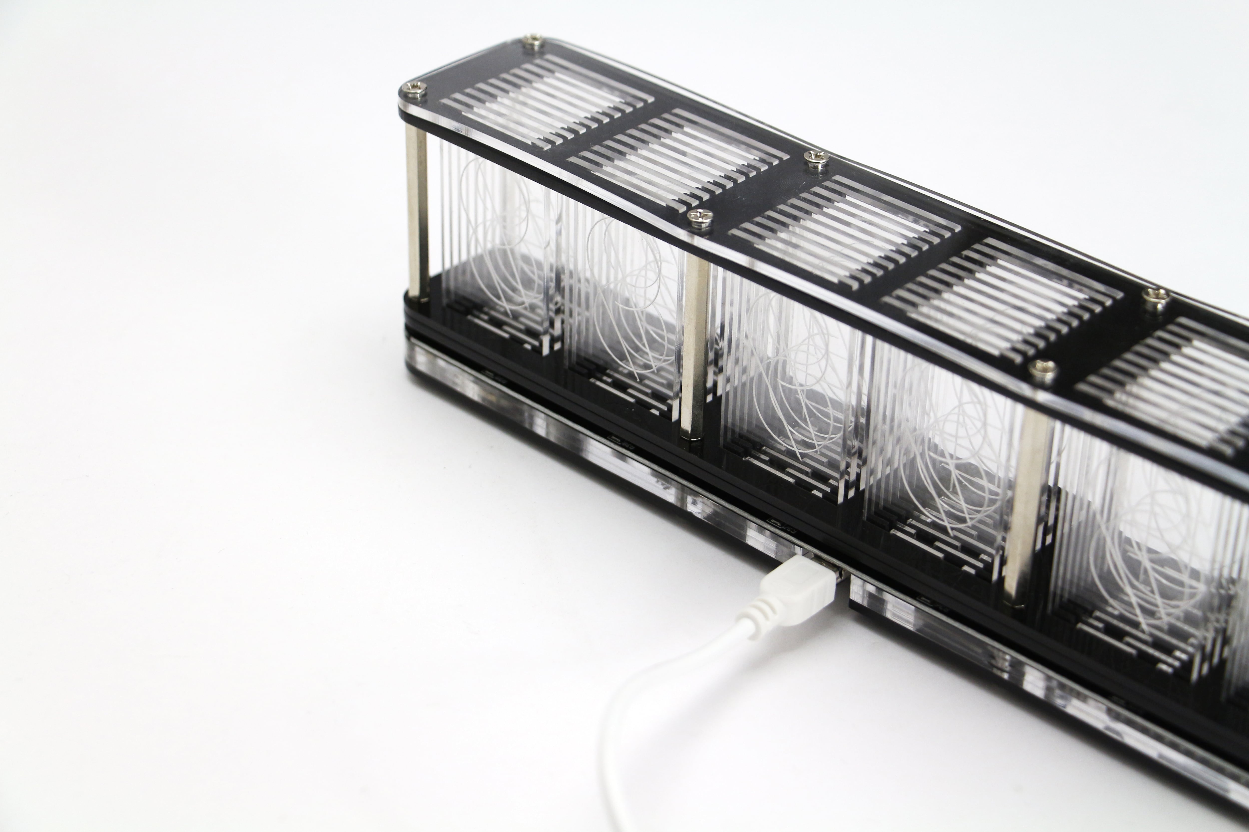 RGB TUBE CLOCK | docketstore