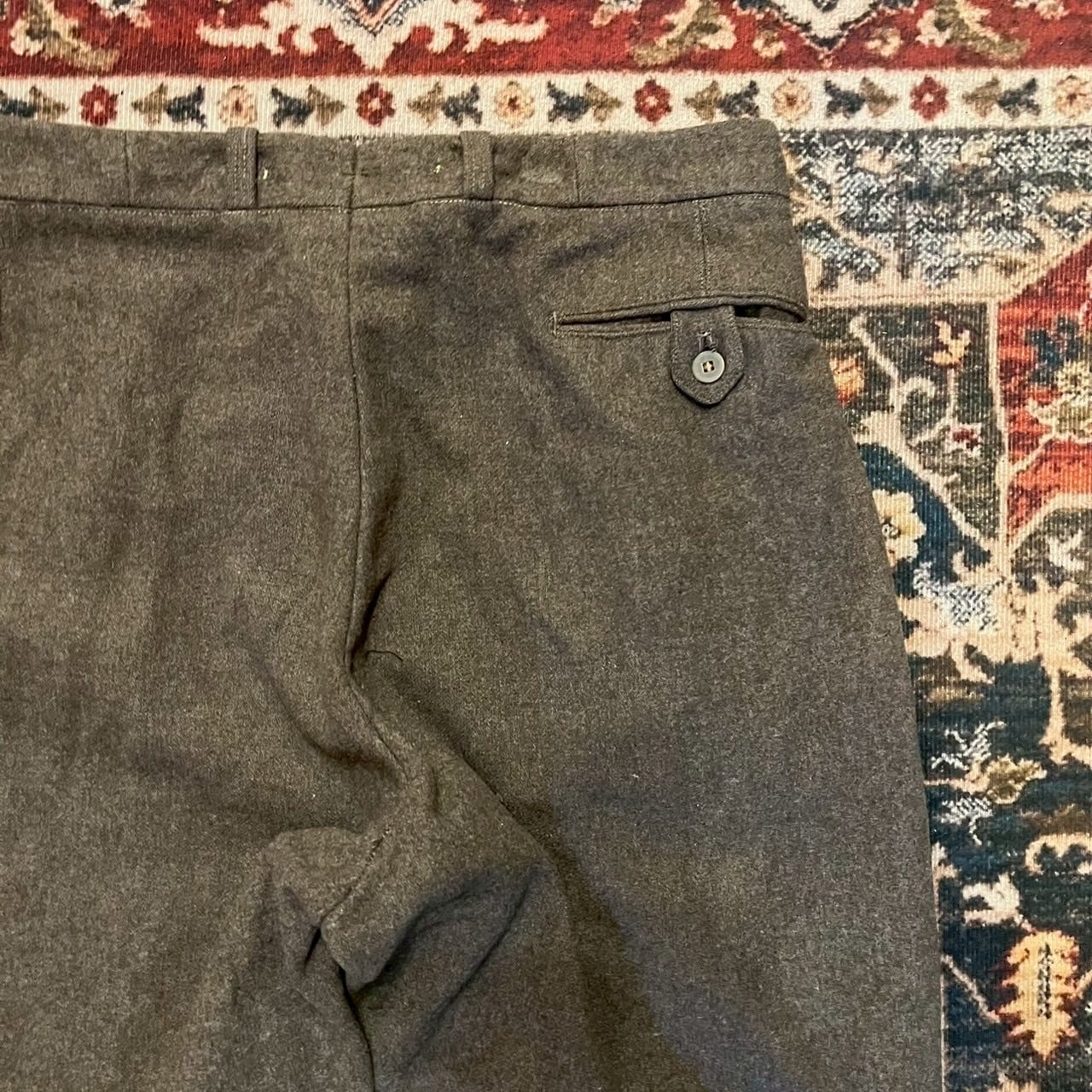 50s〜 スウェーデン軍 実物 CBV Swedish Army ウール パンツ W90cm