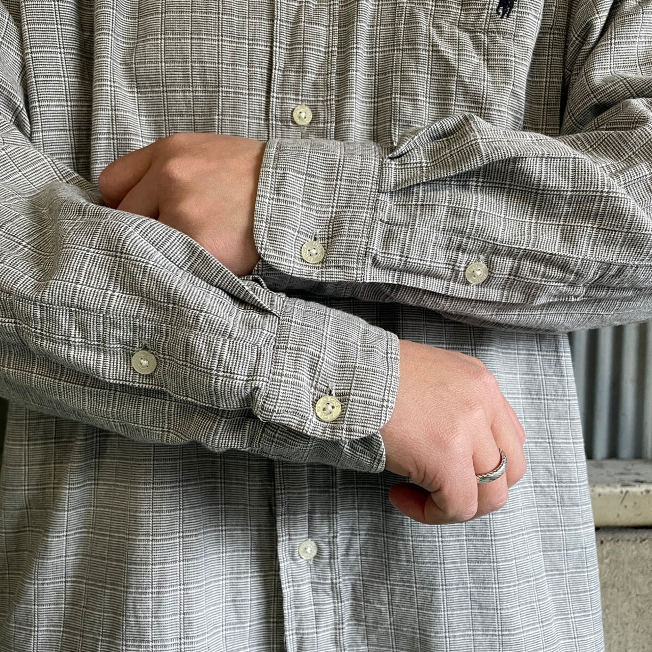 POLO GOLF Ralph Lauren ラルフローレン チェック柄 長袖コットン 