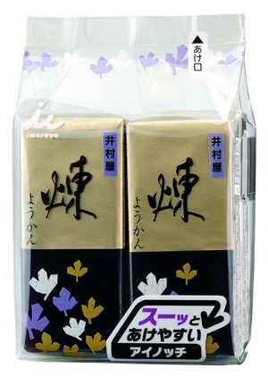 【特価処分】井村屋 4本入ミニようかん 煉 58g×4本×6個